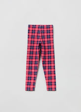 Ovs Girls Checked Leggings